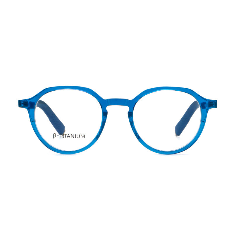 Retro Round Titanium Alloy Glasses Frames
