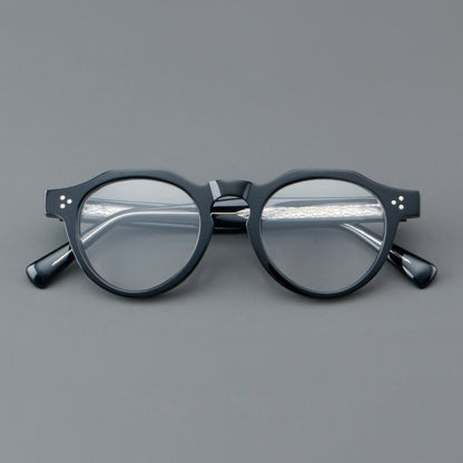 Retro Round Acetate Glasses Frames