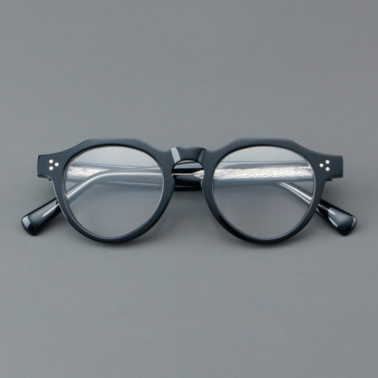 Retro Round Acetate Glasses Frames