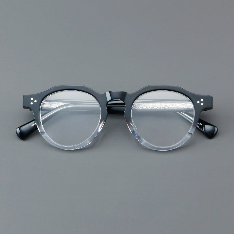 Retro Round Acetate Glasses Frames