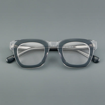 Classic Square Acetate Glasses Frames frame detail