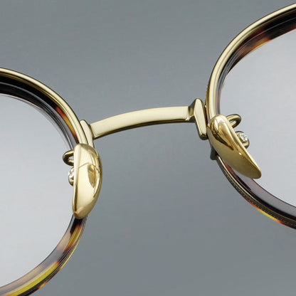 Retro Round Acetate Glasses Frames additional product view