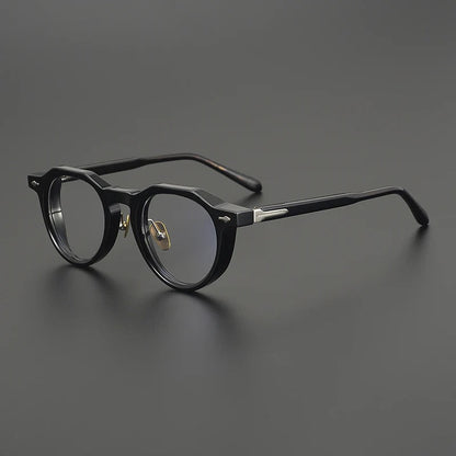 Retro Round Acetate Glasses Frames