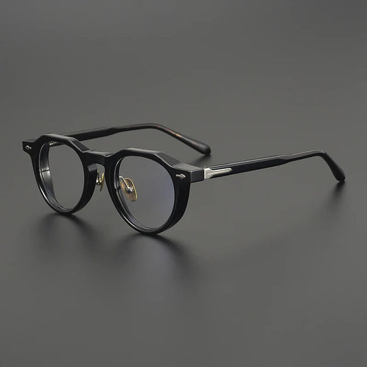 Retro Round Acetate Glasses Frames