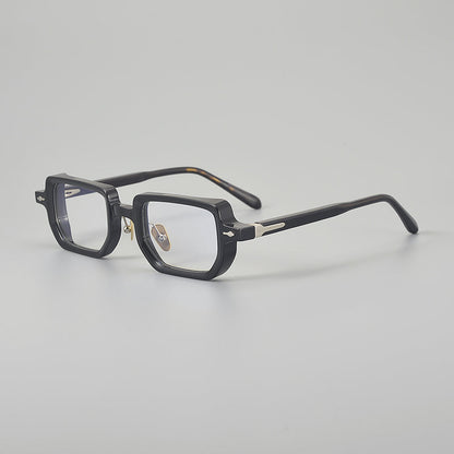 Retro Rectangular Acetate Glasses Frames