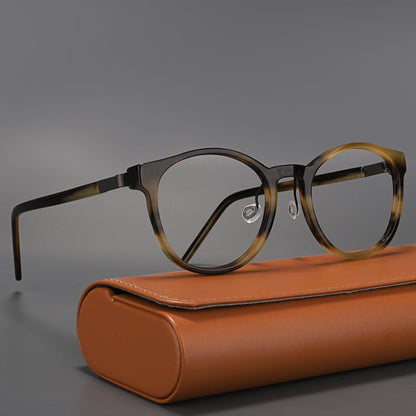 Round Glasses Frames side view