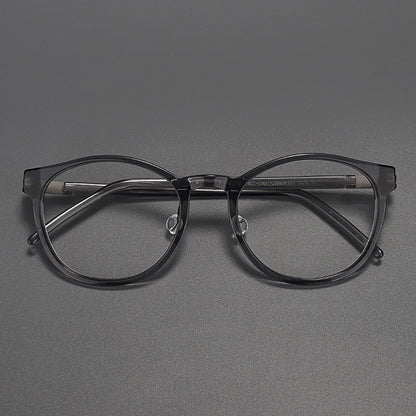 Round Glasses Frames lens detail