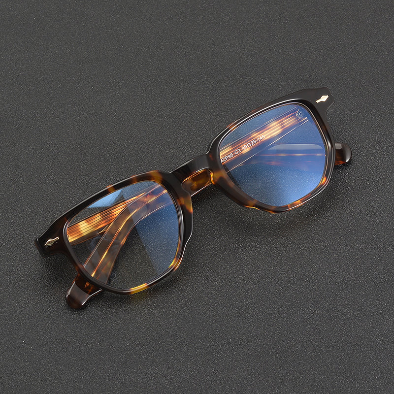 Retro Square Acetate Glasses Frames