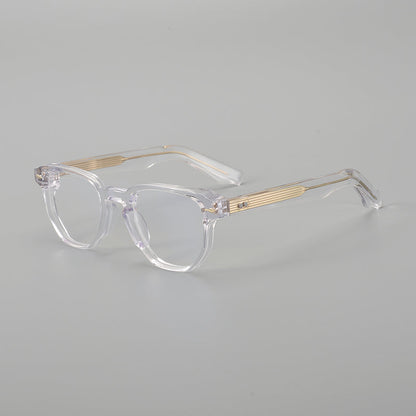 Retro Square Acetate Glasses Frames frame detail