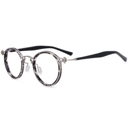 Retro Steampunk Glasses Frames lens detail
