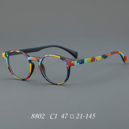 Painted Cat-Eye Glasses Frames