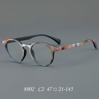 Painted Cat-Eye Glasses Frames frame detail