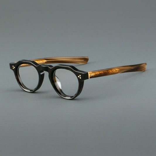 Vintage Geometric Acetate Glasses Frames