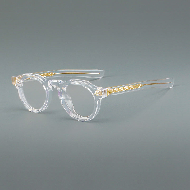 Vintage Geometric Acetate Glasses Frames