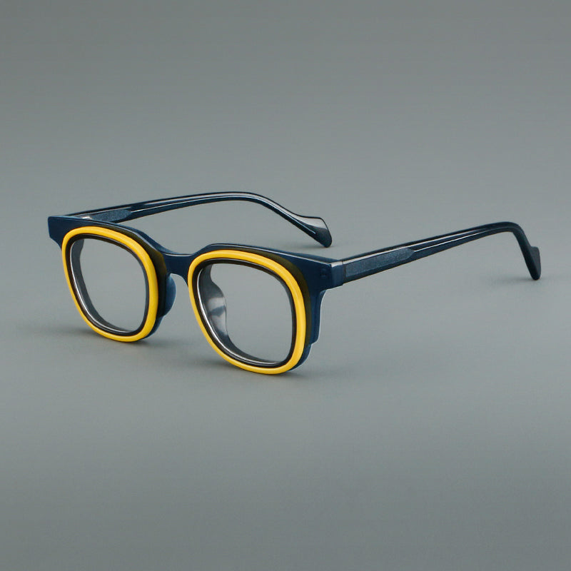 Retro Square Acetate Glasses Frames
