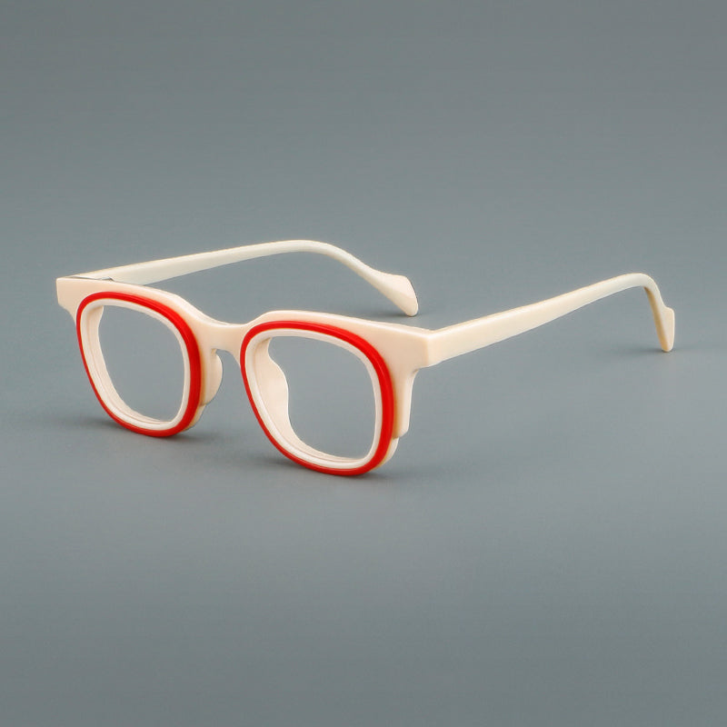 Retro Square Acetate Glasses Frames
