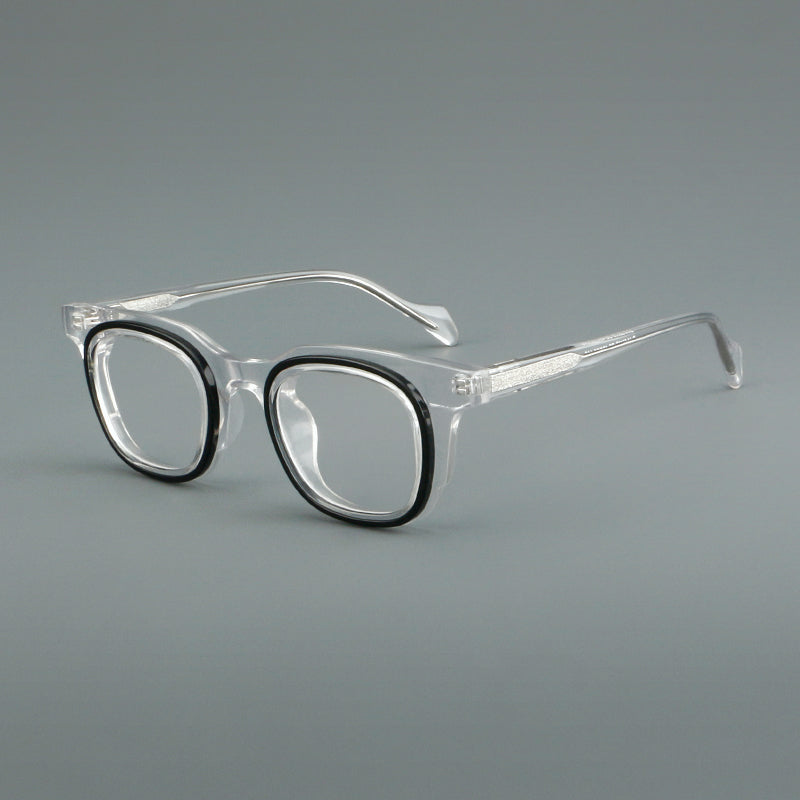 Retro Square Acetate Glasses Frames