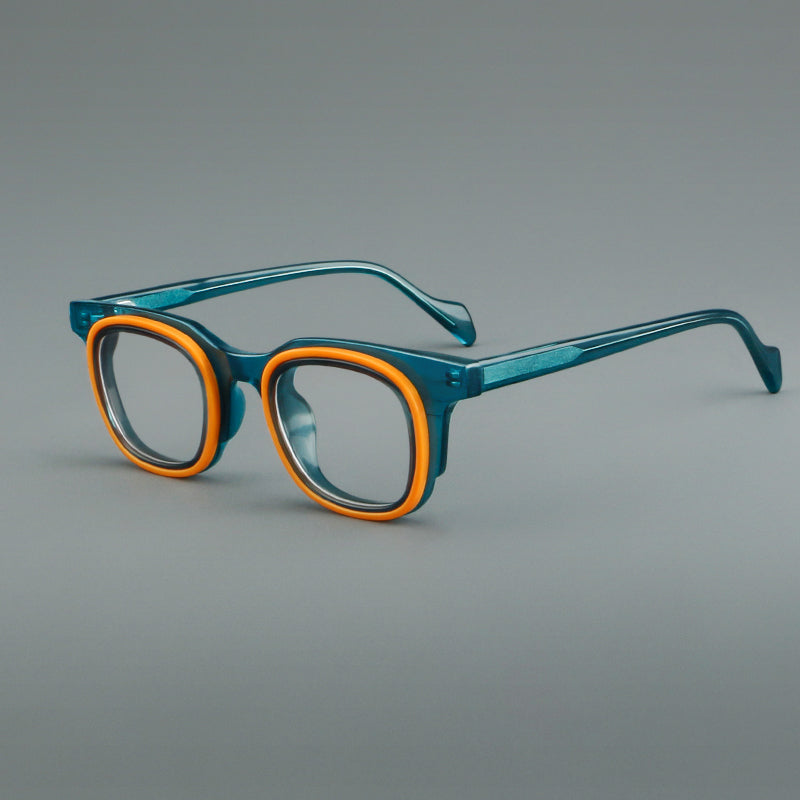 Retro Square Acetate Glasses Frames