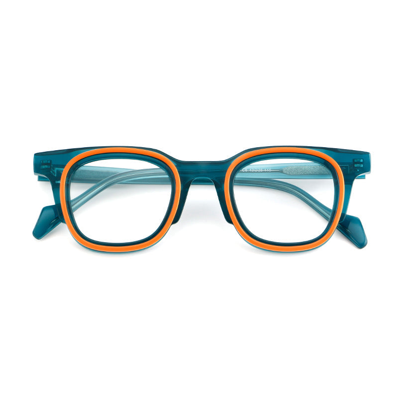 Retro Square Acetate Glasses Frames