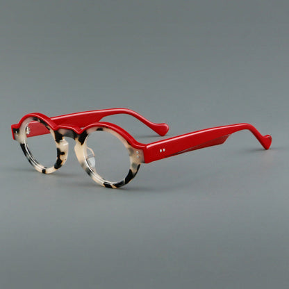 Retro Oval Acetate Glasses Frames additional product view
