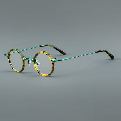 Small Round Acetate Glasses Frames front view