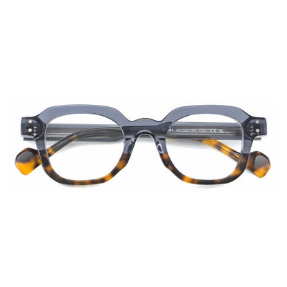 Retro Square Acetate Glasses Frames side view