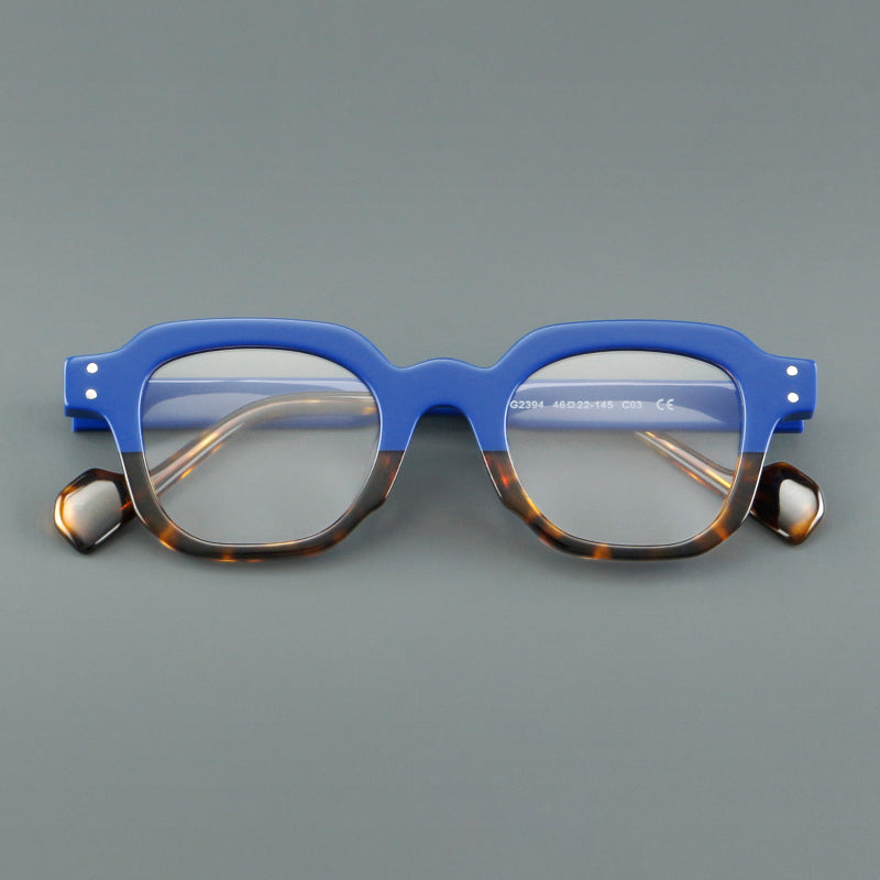Retro Square Acetate Glasses Frames