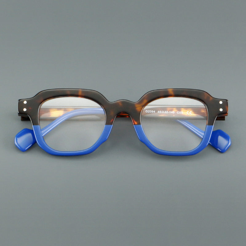 Retro Square Acetate Glasses Frames