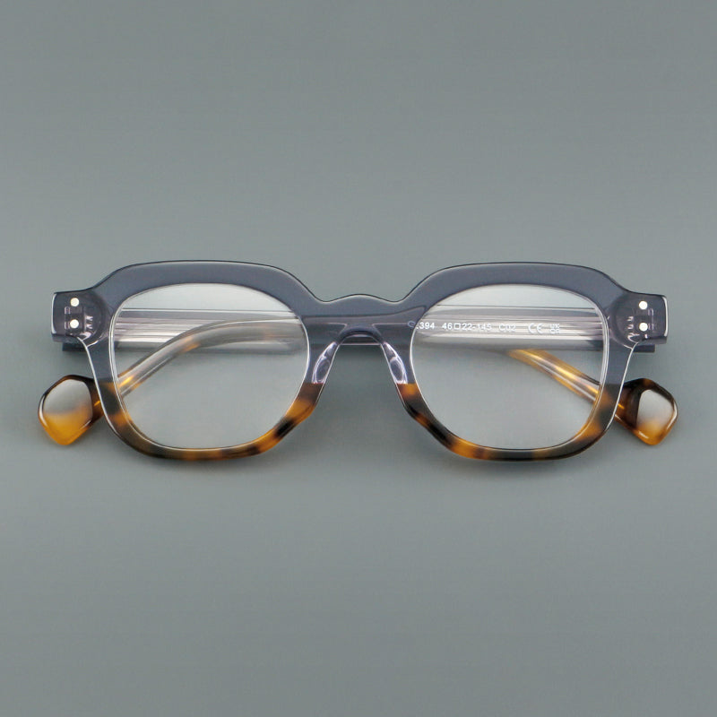 Retro Square Acetate Glasses Frames