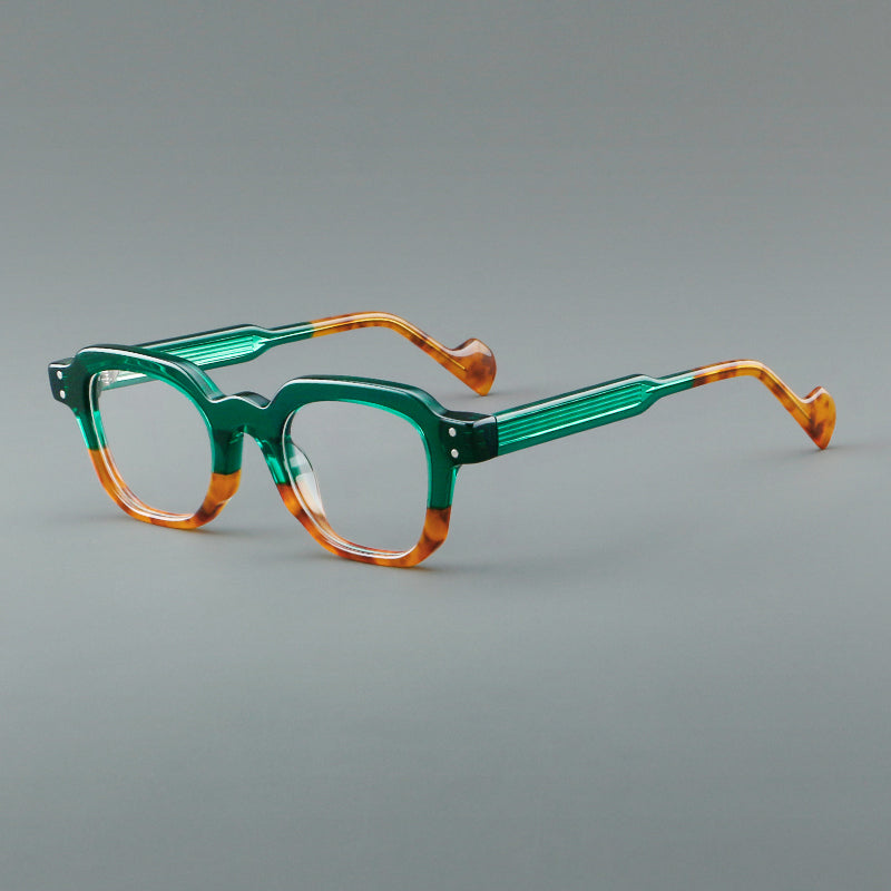 Retro Square Acetate Glasses Frames