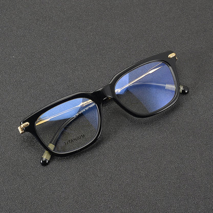 Retro Square Glasses Frames side view