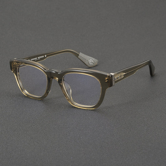 Rectangular Acetate and Titanium Glasses Frames
