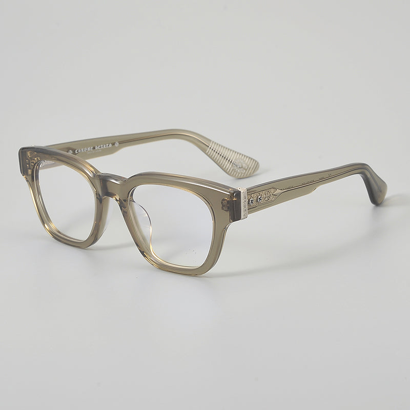 Rectangular Acetate and Titanium Glasses Frames