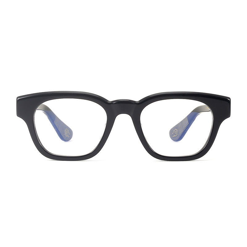 Rectangular Acetate and Titanium Glasses Frames additional product view