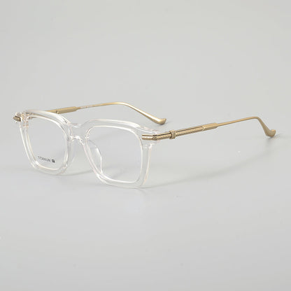 Retro Rectangular Glasses Frames additional product view