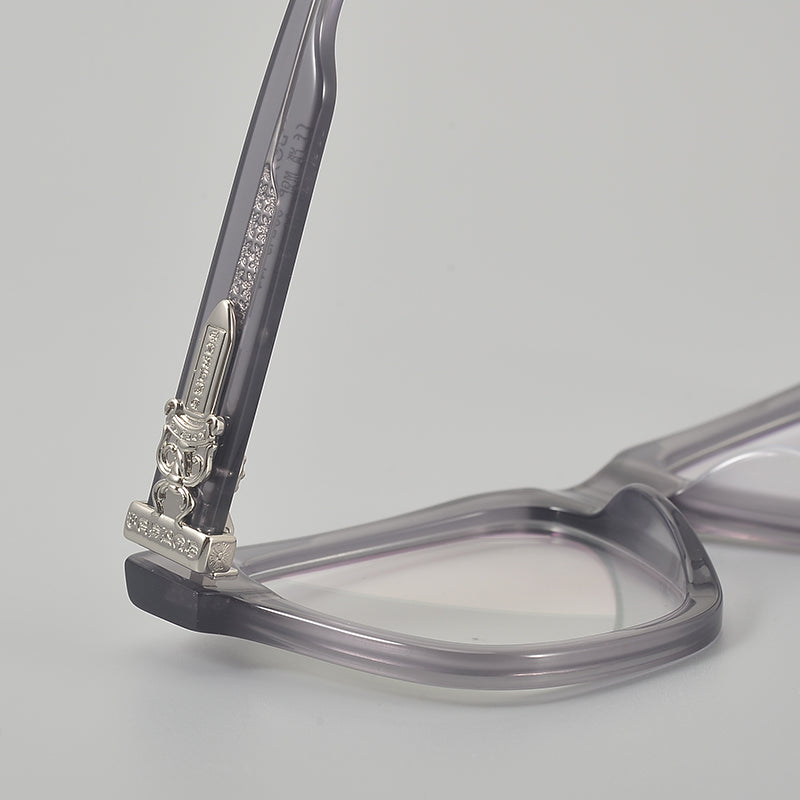 Retro Rectangular Acetate Glasses Frames