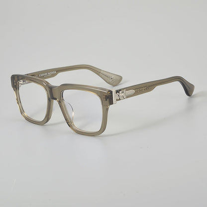 Retro Rectangular Acetate Glasses Frames additional product view