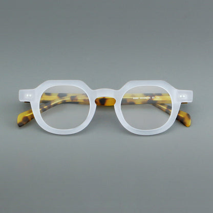 Vintage Acetate Glasses Frames lens detail