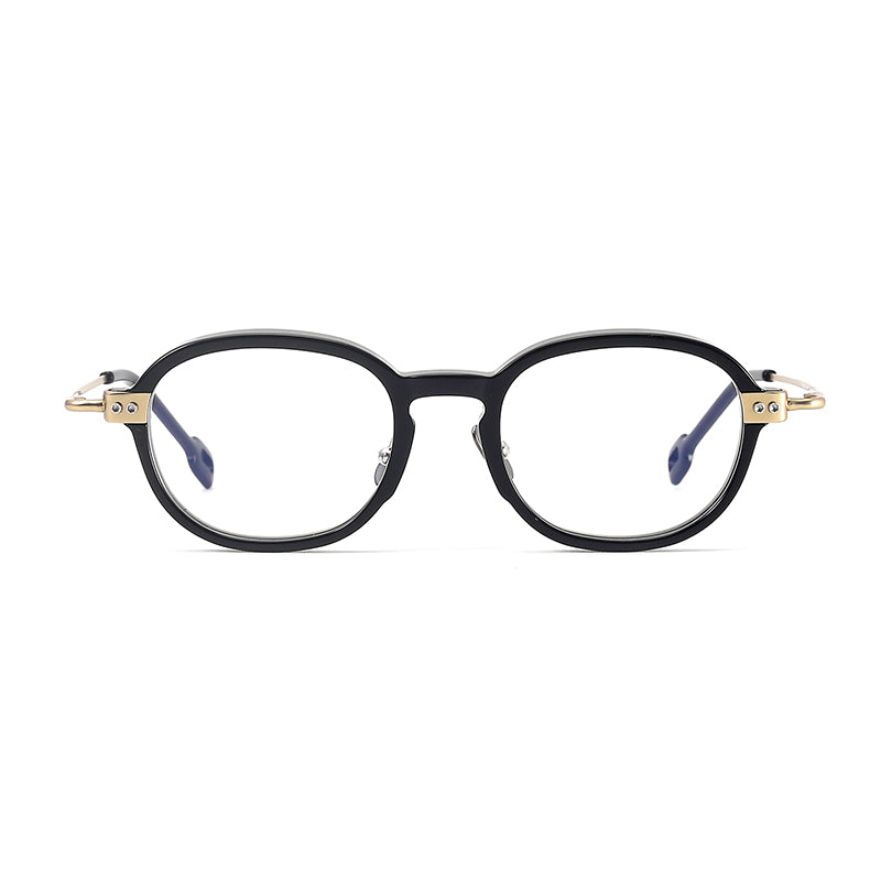 Retro Round Titanium Alloy Glasses Frames