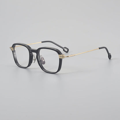 Retro Square Titanium Glasses Frames