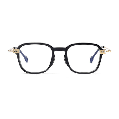 Retro Square Titanium Glasses Frames additional product view