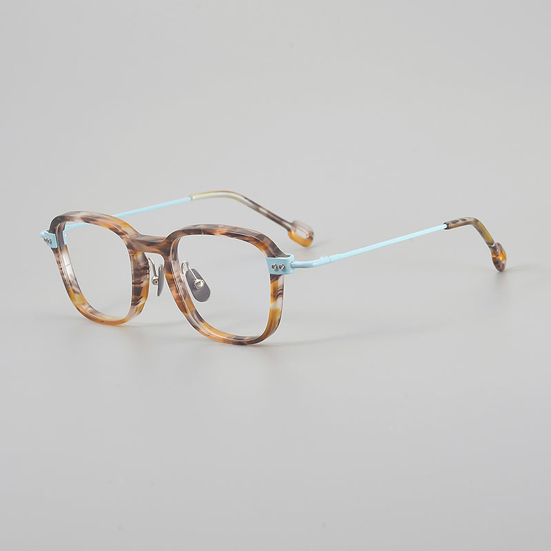 Retro Square Titanium Glasses Frames