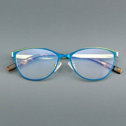 Vintage Square Titanium Glasses Frames temple detail