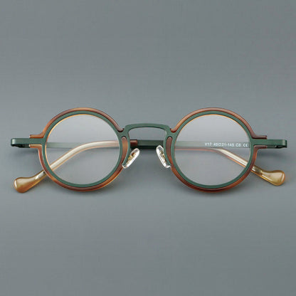 Punk Style Acetate Glasses Frames side view