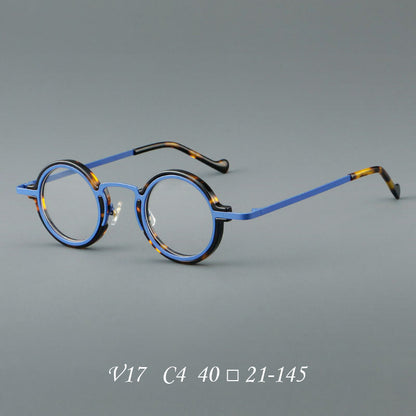 Punk Style Acetate Glasses Frames temple detail