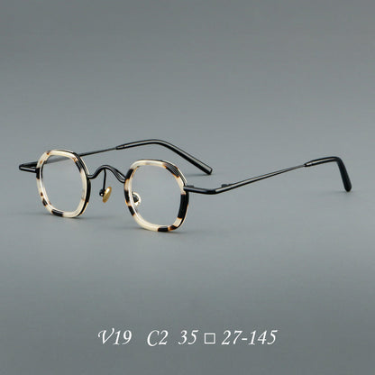 Punk Vintage Round Glasses Frames frame detail