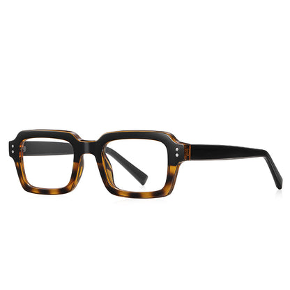 Vintage Black Square Glasses Frames additional product view