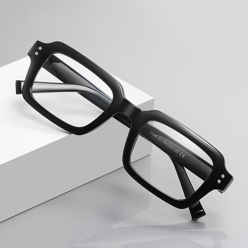 Vintage Black Square Glasses Frames