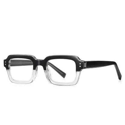 Vintage Black Square Glasses Frames additional product view