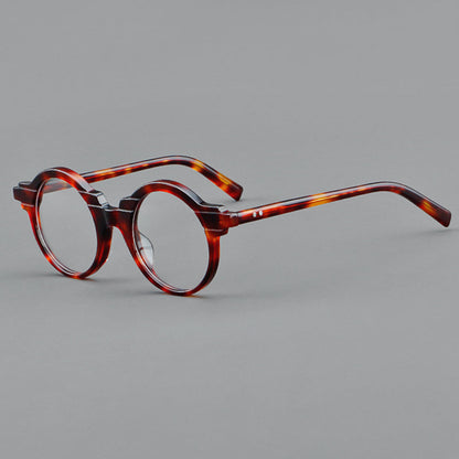 Vintage Round Acetate Glasses Frames front view